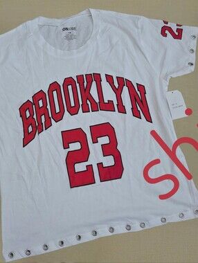New On fire Brooklyn cropped top sport Women 1X